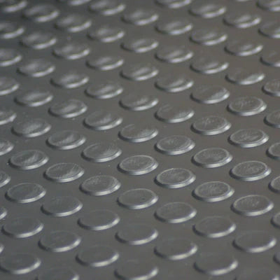 Round Dot Anti-Slip Rubber Flooring Roll – Durable, Waterproof & Oil-Resistant Mat for Garages, Workshops & Industrial Use – Heavy-Duty Safety Flooring