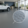 Non-Slip Rubber Flooring Roll Cut Lengths – Heavy-Duty Studded Penny Pattern Mat for Garages, Gyms & Workshops – Waterproof & Easy to Clean