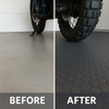 Non-Slip Rubber Flooring Roll Cut Lengths – Heavy-Duty Studded Penny Pattern Mat for Garages, Gyms & Workshops – Waterproof & Easy to Clean