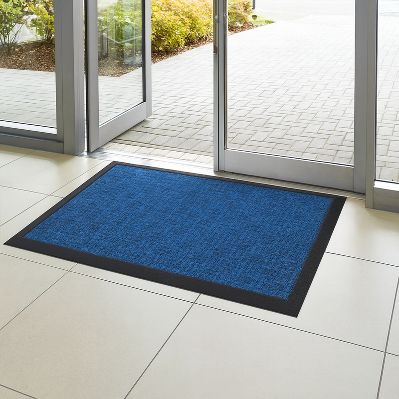 Rubber Barrier Entrance Mats – Heavy-Duty Moisture & Dirt-Trapping Mats for Indoors & Outdoors | Non-Slip, Bevelled Safety Edges | Charcoal, Red, Brown, Navy