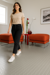 Oil-Resistant Rubber Flooring Linear Metre – Heavy-Duty Studded Non-Slip Mat for Garages, Workshops & Industrial Use – Waterproof & Easy to Clean
