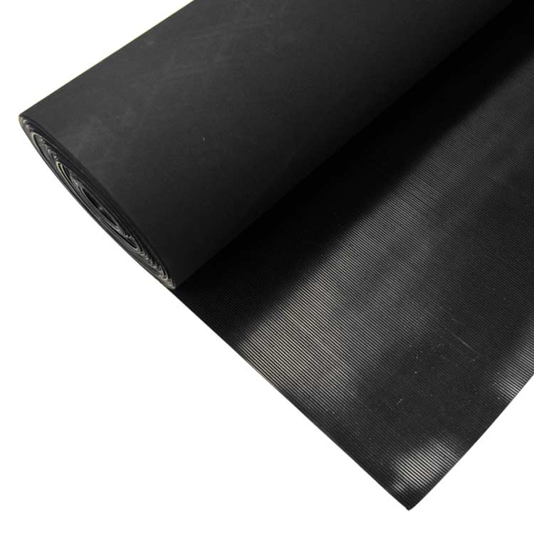 Rubber Matting Fine Ribbed Linear Meter - Rubber Floorings