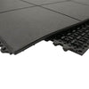 Heavy-Duty Black Playground TilesT ested – Shock-Absorbing Rubber Safety Flooring, Non-Slip Outdoor & Indoor Play Area Protection, Weatherproof