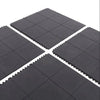 Heavy-Duty Black Playground TilesT ested – Shock-Absorbing Rubber Safety Flooring, Non-Slip Outdoor & Indoor Play Area Protection, Weatherproof