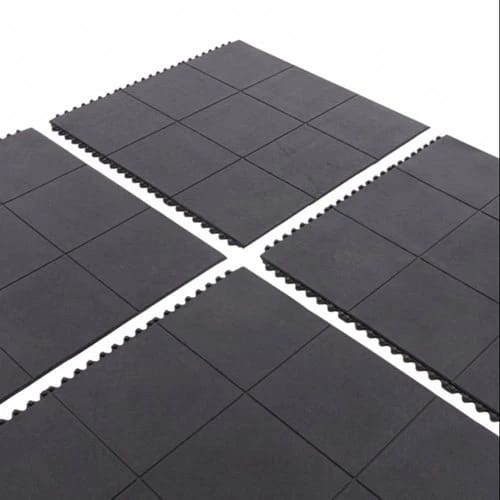 Anti-Fatigue Industrial Mats – Heavy-Duty Cushioned Flooring for Workstations, Garages & Gyms, Non-Slip & Shock-Absorbing Tiles for Comfort & Safety