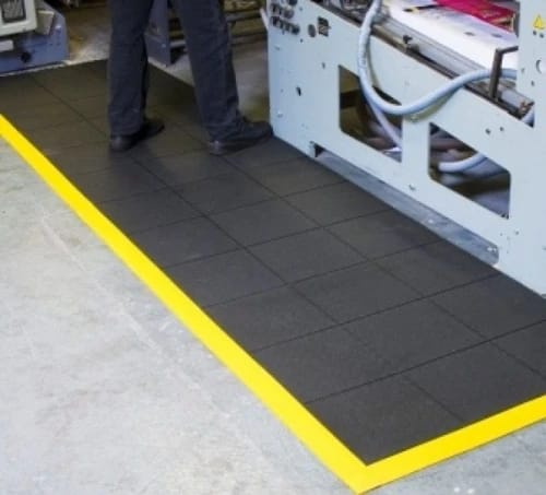 Anti-Fatigue Industrial Mats – Heavy-Duty Cushioned Flooring for Workstations, Garages & Gyms, Non-Slip & Shock-Absorbing Tiles for Comfort & Safety