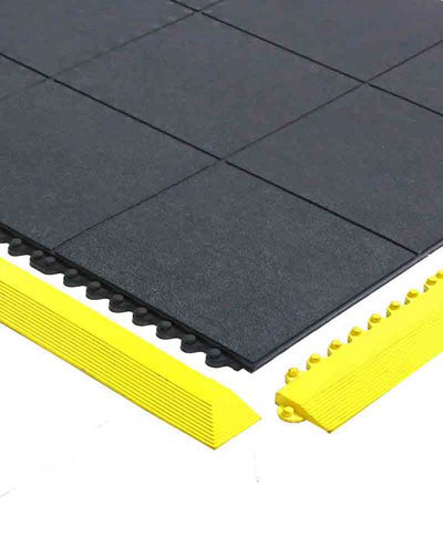 Heavy-Duty Black Playground TilesT ested – Shock-Absorbing Rubber Safety Flooring, Non-Slip Outdoor & Indoor Play Area Protection, Weatherproof