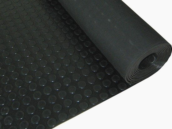 Round Dot Rubber Kennel Flooring – Heavy-Duty, Non-Slip, Waterproof Mat for Dog Kennels, Pet Areas & Vet Clinics – Durable, Easy to Clean & Install