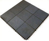Heavy-Duty Black Playground TilesT ested – Shock-Absorbing Rubber Safety Flooring, Non-Slip Outdoor & Indoor Play Area Protection, Weatherproof