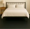Flooriva Vinyl Flooring 2m Wide – Matt Black, Durable & Easy to Fit - Linear Metre