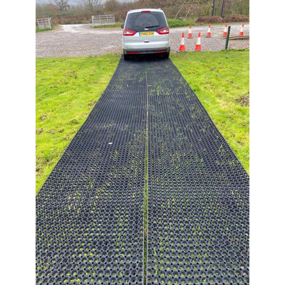 Rubber Grass Mat Roll 1m x 10.5m – Heavy-Duty, Non-Slip, Permeable Mat for Lawns, Playgrounds & Paths – Durable, Weatherproof & Easy to Install