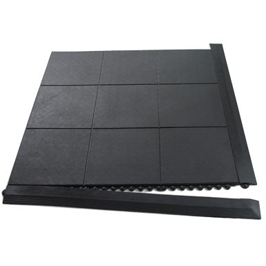 Heavy-Duty Rubber Garage Floor Tiles – Interlocking, Slip-Resistant, Shock-Absorbing, Oil & Water Resistant – Ideal for Garages, Gyms, Workshops & More