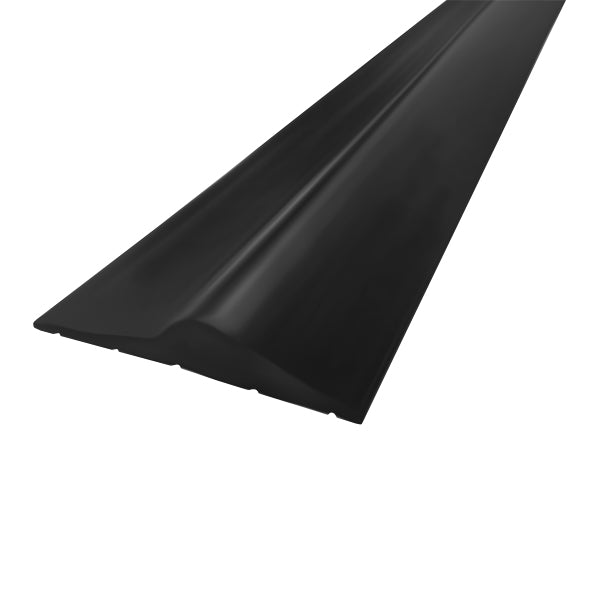 Heavy Duty High Black Rubber Garage Threshold Seal - Durable Weatherproofing Solution for Secure Garage Entrances