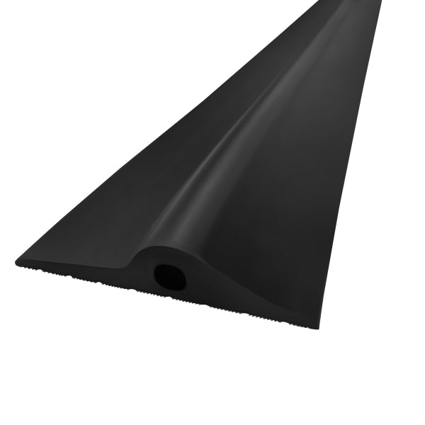 Heavy Duty Black Rubber Garage Threshold Seal - Durable Weatherproofing Solution for Secure Garage Entrances
