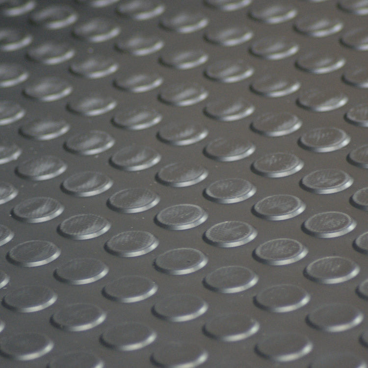 Non Slip Rubber Flooring Rolls Studded Dot Penny Pattern Heavy Duty Rolls Cut Lengths - Rubber Floorings