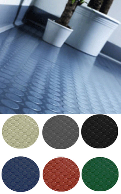 Non Slip Rubber Flooring Round Dot - Rubber Floorings