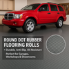 Non-Slip Rubber Flooring Roll Cut Lengths – Heavy-Duty Studded Penny Pattern Mat for Garages, Gyms & Workshops – Waterproof & Easy to Clean