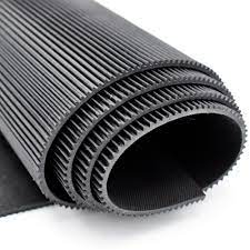 Standard Fine Fluted Rubber Anti-Slip Matting Reliable Traction for Safety