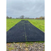 Black Rubber Grass Mat Roll for Gardens, Playgrounds, and Landscapes