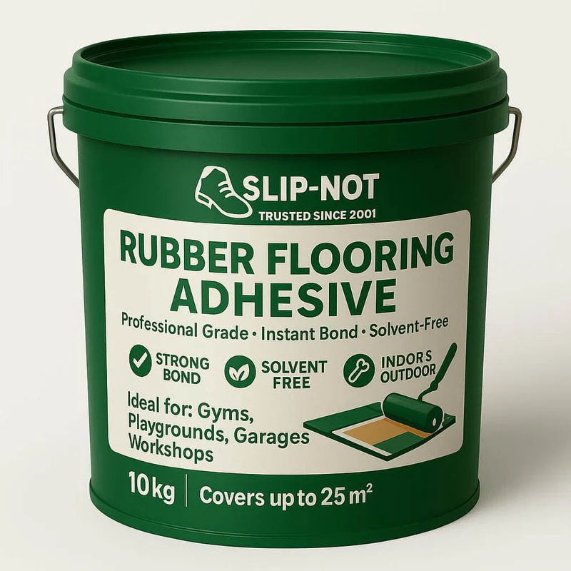 Heavy Duty Rubber Flooring Adhesive for Indoor Projects – High Tack, Stain-Free Quick Cure