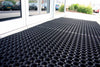 Anti-Slip Rubber Mat Hollow Design with Drainage Holes for Maximum Safety