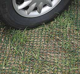 2m x 30m Strong Grass Turf Protection Reinforcement Mesh Mat Car Park Lawn A - Rubber Floorings