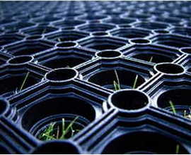 Grass Protection Rubber Matting 23mm Thick - Rubber Floorings