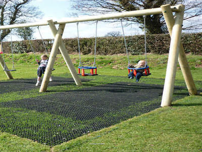 Grass Protection Rubber Matting 23mm Thick - Rubber Floorings