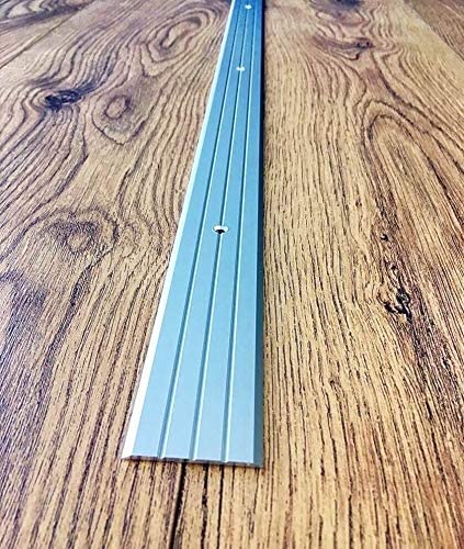 Tan Aluminium Flat Carpet Cover Door Strip 40mm x 1000mm For Carpet Floor